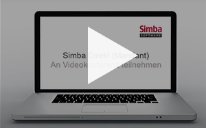 Simba Direkt Konferenz - An Videokonferenz teilnehmen